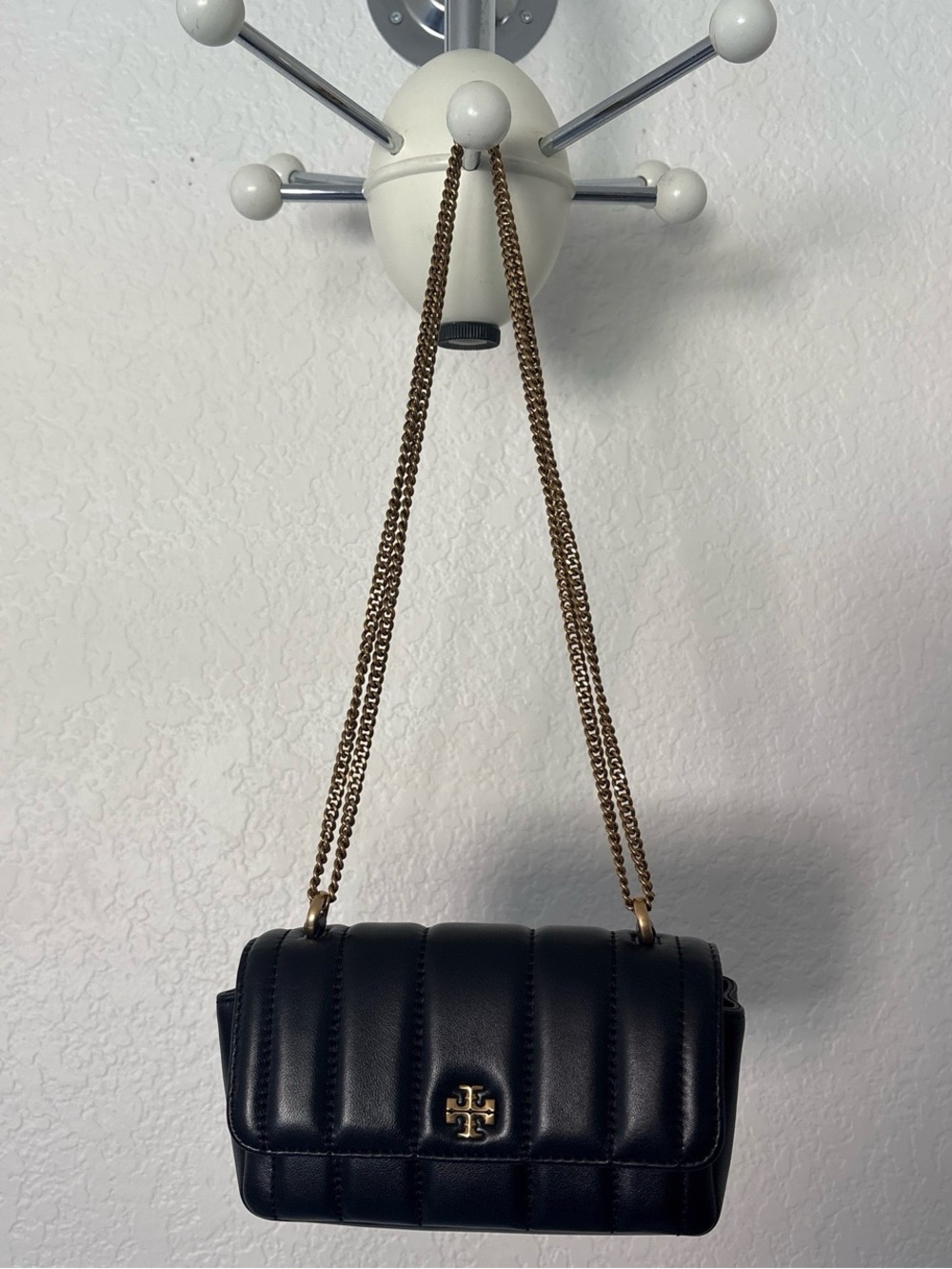Tory Burch Kira mini black leather bag